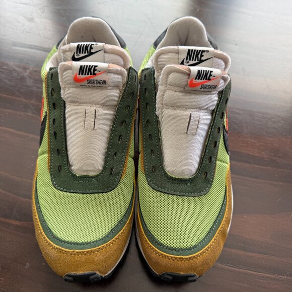 Size 11- Sacai x Nike LDWaffle Green Gusto - No laces & No sole - Picture 3 of 10